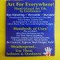 Ceramic Art Tile 3"x6" 3PCS SET BEIGE AWARENESS/HOPE RIBBON MURAL/COLLAGE A82