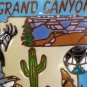 Ceramic Art Tile 6"x6" Arizona State tile Grand Canyon Saguaro coyote trivet E45