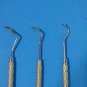 4 pc 7" Stainless Steel double end dental tooth teeth carving sculpting PICK SET