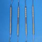4 pc 7" Stainless Steel double end dental tooth teeth carving sculpting PICK SET