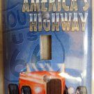 AMERICAN HIGHWAYS ROADSTER Metal light switch plate cover w/matching screws A28