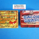 600 pc Mix 30 Boxes 15 Mandarin Red 15 Bacon Adult Party Snaps Torpedo FREE SHIP