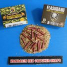 400 Adult Party Poppers Mix Camo Crackers AND Flashbang Loud Red Party Snap