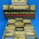 600 pc Mix Adult Party Poppers Torpedo and Camo! Loud Red Mandarin Snap