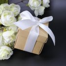 50pcs Kraft paper Wedding favor Box Baby Shower Candy Box Birthday Party Box