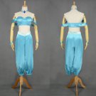 Princess Jasmine Costume Blue Cosplay For Adults Custom Any Size