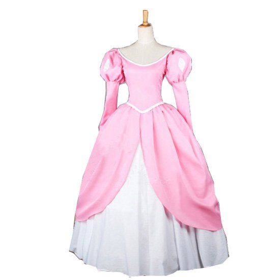 The Little Mermaid Pink Ariel Costume princess Ariel Lovely Cosplay Dress