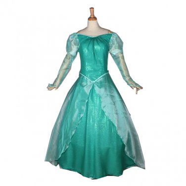 ariel green dress costume