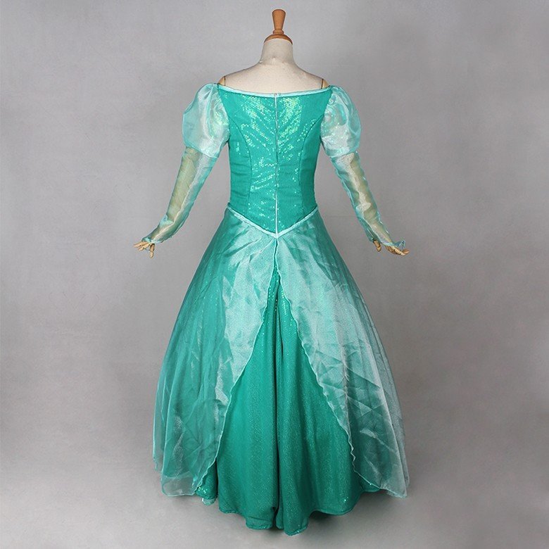 Ariel Green Dress Costume Best Ariel Green Dress Cosplay On Sale Custom  Made Ariel Princess