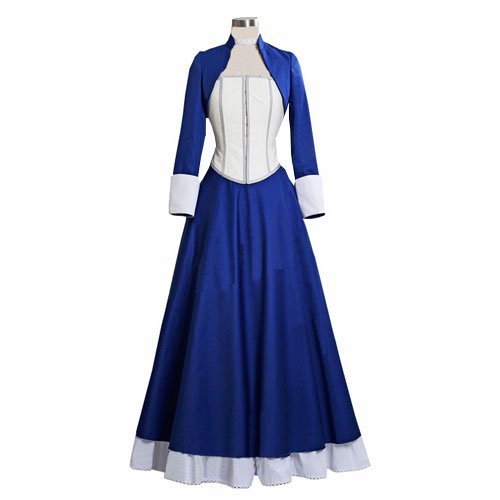 BioShock Infinite Elizabeth Blue Dress Costume Custom made