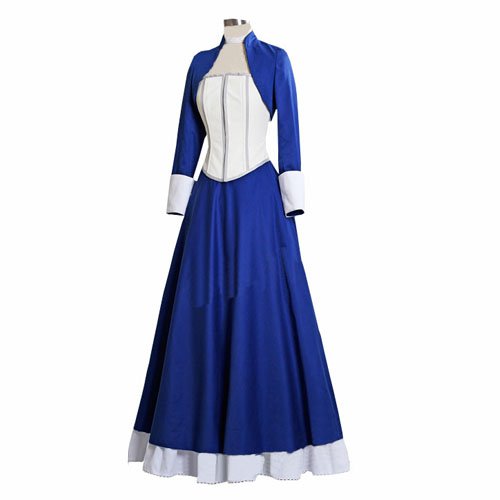 BioShock Infinite Elizabeth Blue Dress Costume Custom made
