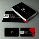 200 pcs Custom Coated glossy paper matte laminated business cards printing