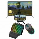 3 In 1 PUBG Controller Mobile Gamepad Cooler Fan Gaming Keyboard Mouse Converter