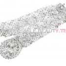 Siver Tone BELT  Crystal Nickel-Free Wedding Prom Fancy Party
