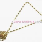 Vintage Gold Color Long Necklace, Multi Colors Crystal, Prom, Party ,Wedding