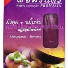 PromJain Mangosteen Tumeric Soap 100g. Eliminate Body Odor Pimples Dark Dulls