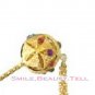 Gold Color Hair Pin Dragon,Round Shape  Wedding Prom Fancy Party
