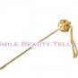 Gold Color Hair Pin Dragon,Round Shape  Wedding Prom Fancy Party