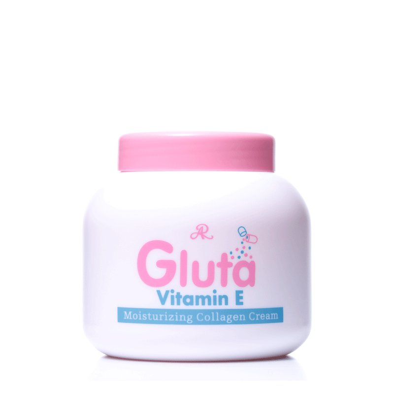 3x Gluta Vitamin E With Collagen Moisturizing Body Cream From Thailand 200ml.