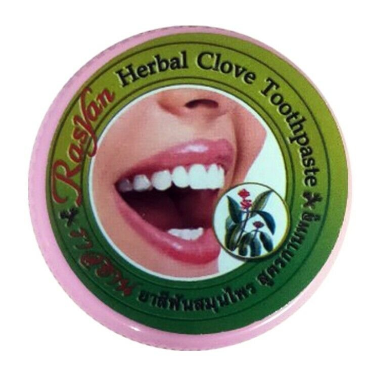 4x 25g. RASYAN Herbal Toothpaste Teeth Whitening Antibacterial