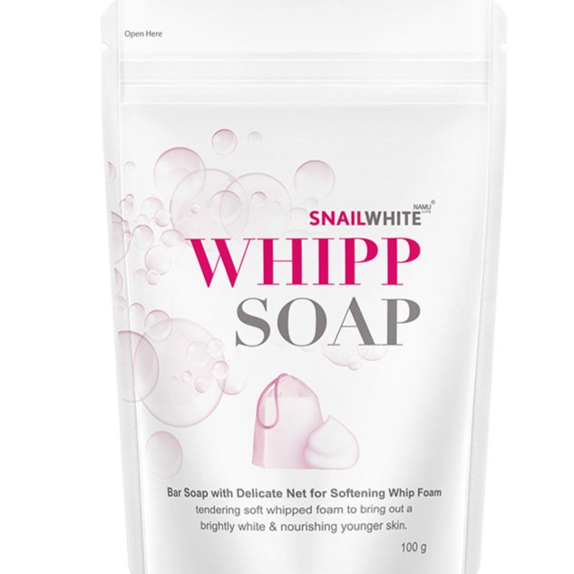 2x SNAILWHITE hyaluronic WHIPP SOAP. Helps skin hydrate. 100g.