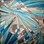 MARION STRONG "Cracked Ice" 1984 Abstract Painting W/Color & Ink 20" x 15"