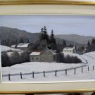 BILL SAUNDERS Listed Canadian Artist Ottawa Valley Acrylic 36" x 24" Superb!