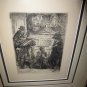 John Sloan (1871-1951) Original Signed Etching "Bandits Cave" 1920 Listed