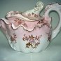 Doulton Burslem 1891-1902 Tea Set Wild Rose Teapot Sugar / Creamer Near Mint!