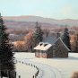 Superb Oil Painting Bill Saunders Winter Scene Ottawa Valley Listed Canadian