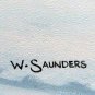 Superb Oil Painting Bill Saunders Winter Scene Ottawa Valley Listed Canadian