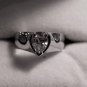 Beautiful 14kt White Gold Solitaire Ring VS2 .81ct Pear Shape Size 5.5