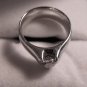 Beautiful 14kt White Gold Solitaire Ring VS2 .81ct Pear Shape Size 5.5
