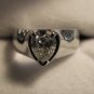 Beautiful 14kt White Gold Solitaire Ring VS2 .81ct Pear Shape Size 5.5