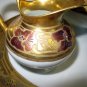 Extraordinary Haviland Limoges Gold Arts Crafts Teapot Sugar Bowl Creamer Tray