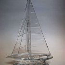 Waterford 7.5" Glass Sailing Ship Beautiful