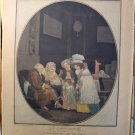 Philibert-Louis Debucourt Original Engraving Le Compliment 1787 VERY RARE!