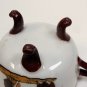 Beautiful Victorian Staffordshire Etruscan Three Footed Pot