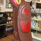 Huge 7ft Coast Salish Totem Thunderbird by Francis Horne Snr. Vancouver Island