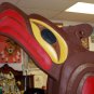 Huge 7ft Coast Salish Totem Thunderbird by Francis Horne Snr. Vancouver Island