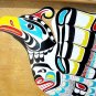 HENRY SPECK (1908-1971) ca1950 Thunderbird Oil on Oak Tray Wakwaka'wakw RARE!