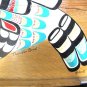 HENRY SPECK (1908-1971) ca1950 Thunderbird Oil on Oak Tray Wakwaka'wakw RARE!