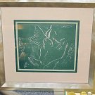 Kenneth Ballantyne (1886-1966) Linocut Wood Nymphs 1931 Colophon Issue