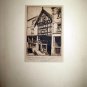 William Allison Turner Providence House Chester England Signed Engraving ca1920