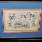 Set 5 x Cruikshank ca1834 Beautifully Framed Original Engravings My Sketch Book