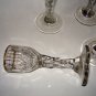 Set 6 X Superb Georgian Decorated Cordial Glasses 1790