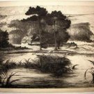 Rare Listed Andrew Harrington Engraving Cheshire 1920