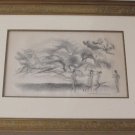 Arthur Bowen Davies (1862-1928) On Willow Brook Lithograph 1/25 Signed 1924