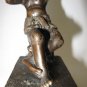 Art Deco ca1920 Bronze Figurine Trumpet Player Coombes & Son Rangoon Burma
