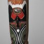 30" Four Figure Decorated Totem Abalone Native American Seattle Area